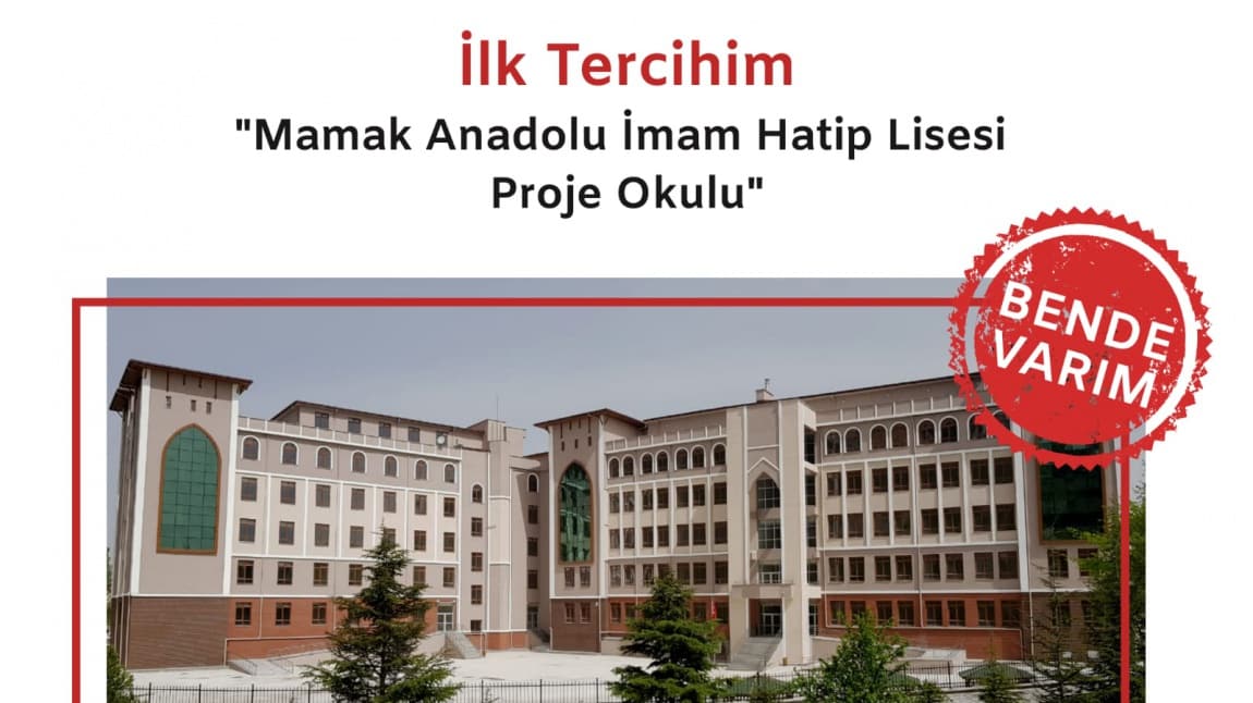 Mamak Anadolu İmam Hatip Lisesi ANKARA MAMAK