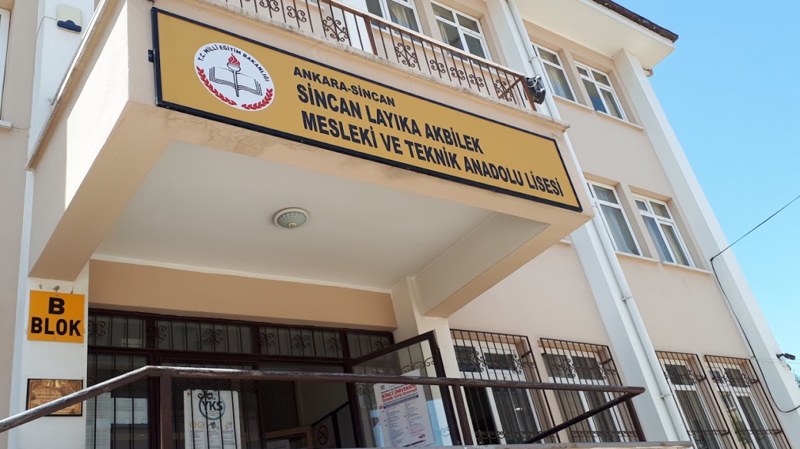 Layika Akbilek Mesleki ve Teknik Anadolu Lisesi ANKARA SİNCAN