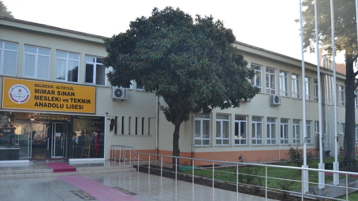 Mimar Sinan Mesleki ve Teknik Anadolu Lisesi BALIKESİR ALTIEYLÜL