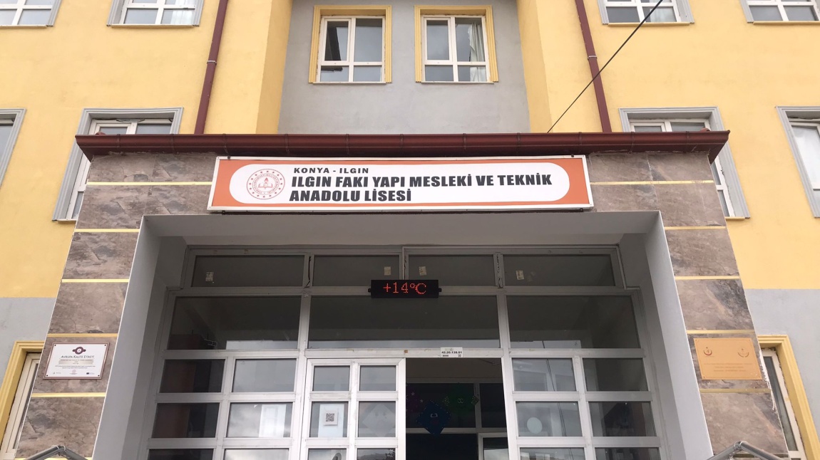 Ilgın Fakı Yapı Mesleki ve Teknik Anadolu Lisesi KONYA ILGIN