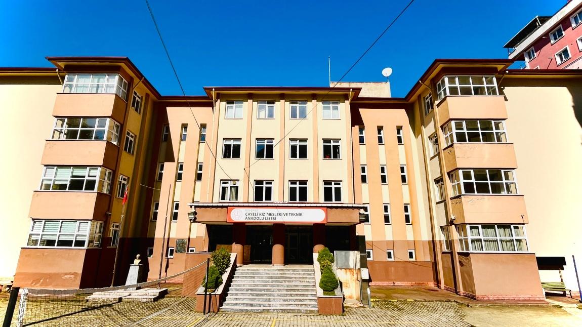 Çayeli Kız Mesleki ve Teknik Anadolu Lisesi RİZE ÇAYELİ