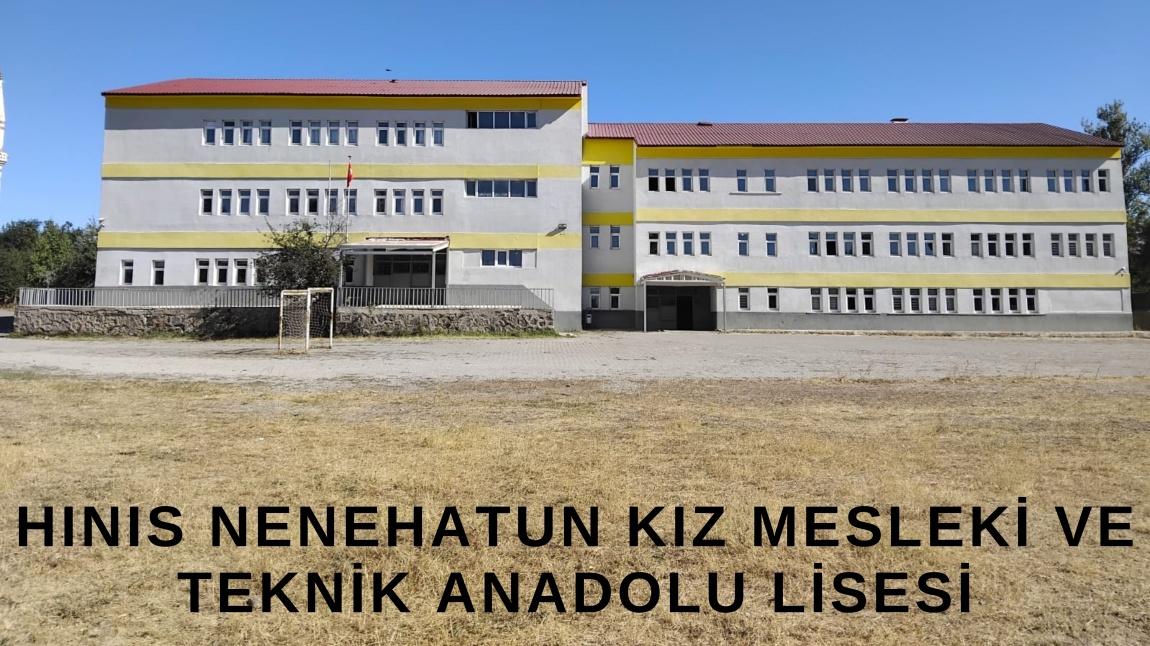 Hınıs Nenehatun Kız Mesleki ve Teknik Anadolu Lisesi ERZURUM HINIS