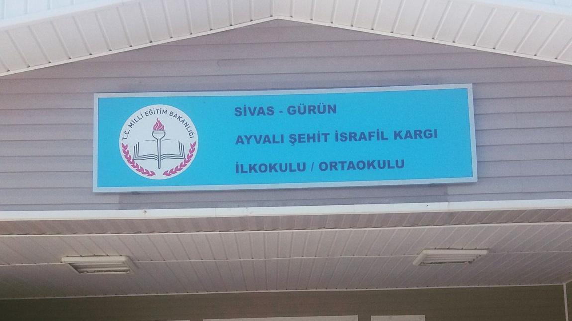 Ayvalı Şehit İsrafil Kargı Ortaokulu SİVAS GÜRÜN