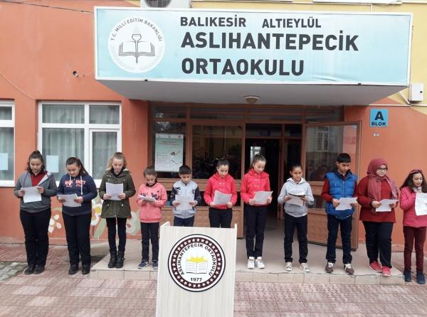 Aslıhantepecik Ortaokulu BALIKESİR ALTIEYLÜL