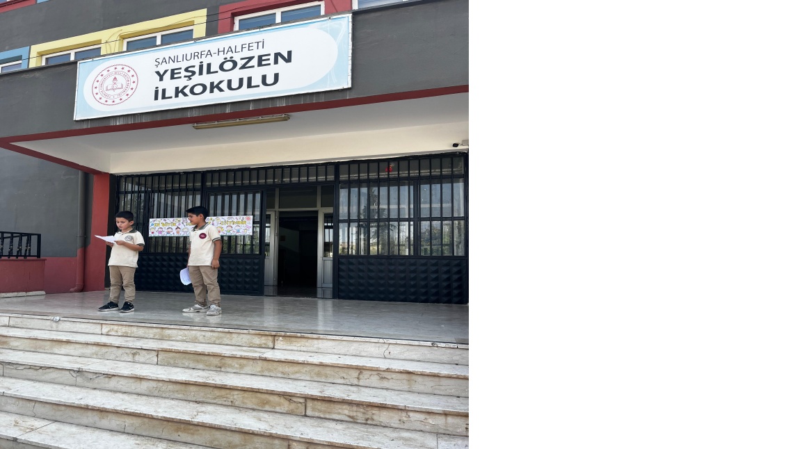 Yeşilözen İlkokulu ŞANLIURFA HALFETİ