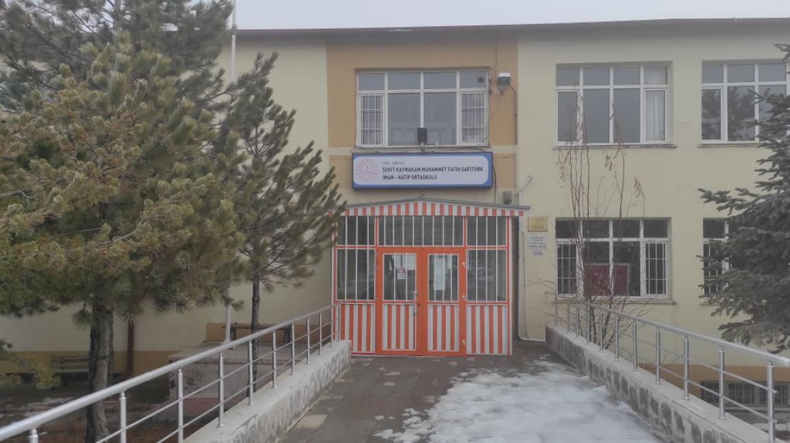 Şehit Kaymakam Muhammet Fatih Safitürk İmam Hatip Ortaokulu SİVAS ŞARKIŞLA