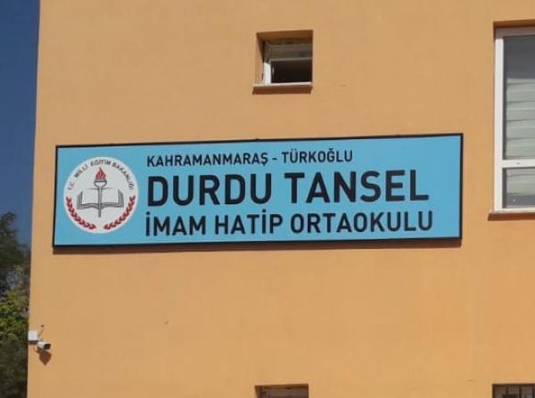 Türkoğlu Durdu Tansel İmam Hatip Ortaokulu KAHRAMANMARAŞ TÜRKOĞLU