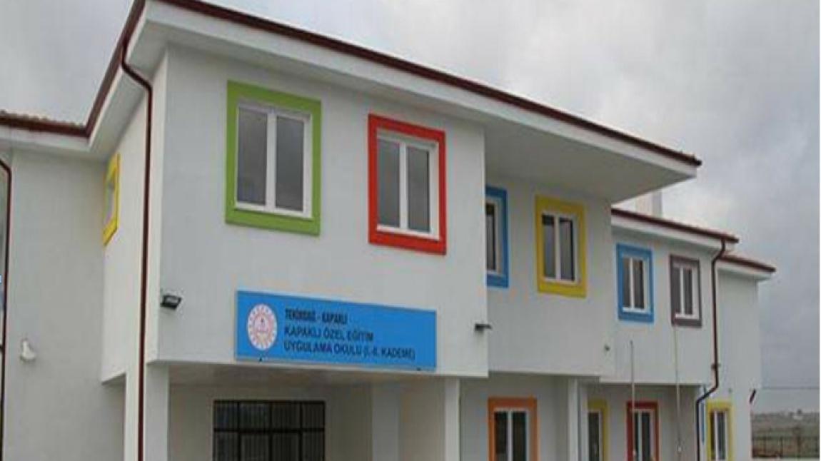 Kapaklı Özel Eğitim Uygulama Okulu I. Kademe TEKİRDAĞ KAPAKLI