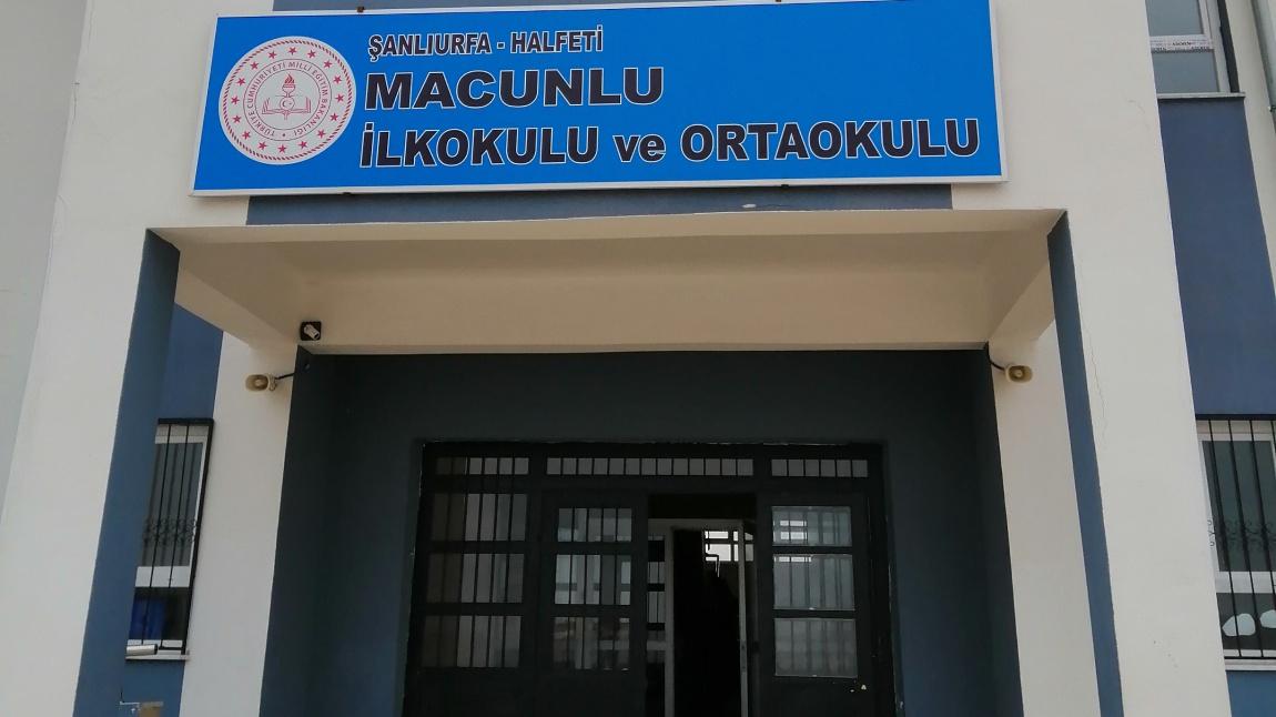 Macunlu Ortaokulu ŞANLIURFA HALFETİ