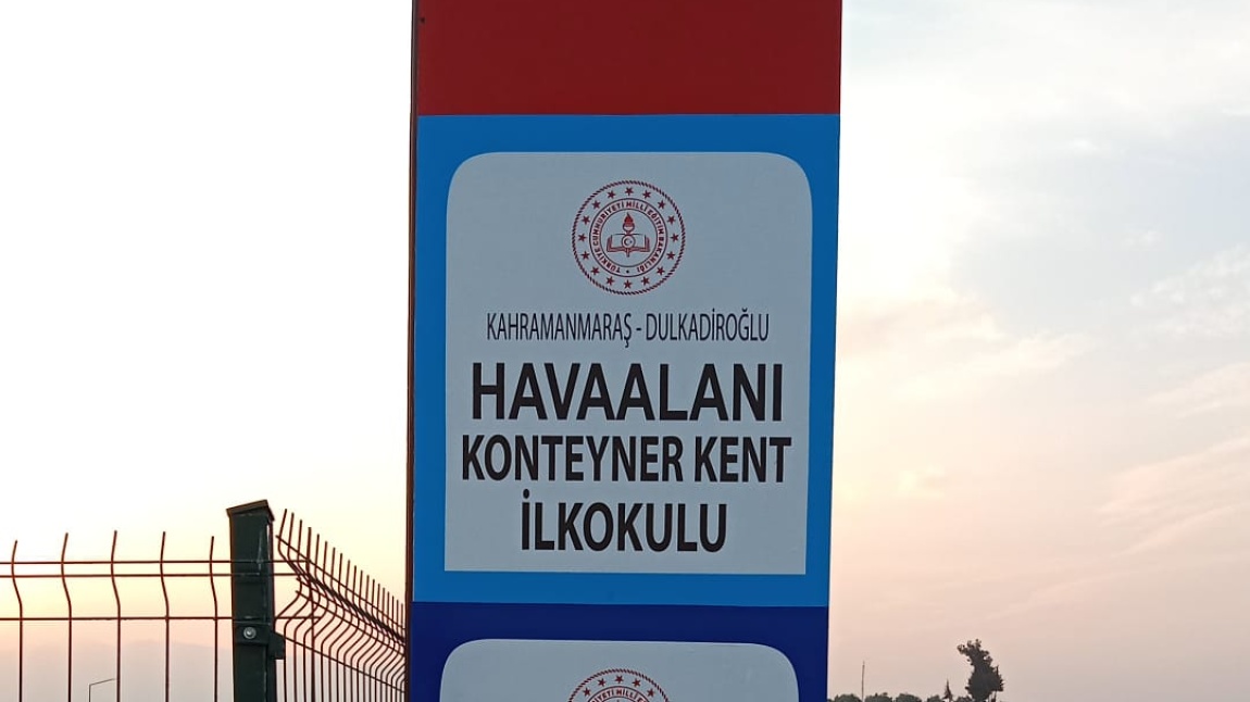 Havaalanı Konteyner Kent İlkokulu KAHRAMANMARAŞ DULKADİROĞLU