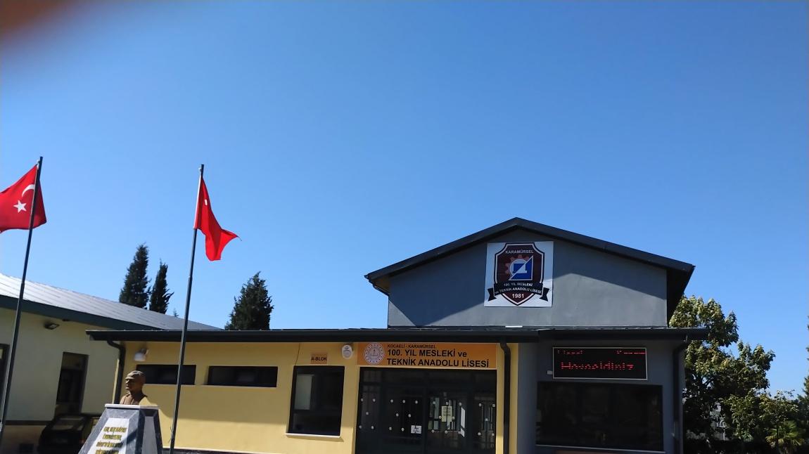 Karamürsel 100. Yıl Mesleki ve Teknik Anadolu Lisesi KOCAELİ KARAMÜRSEL