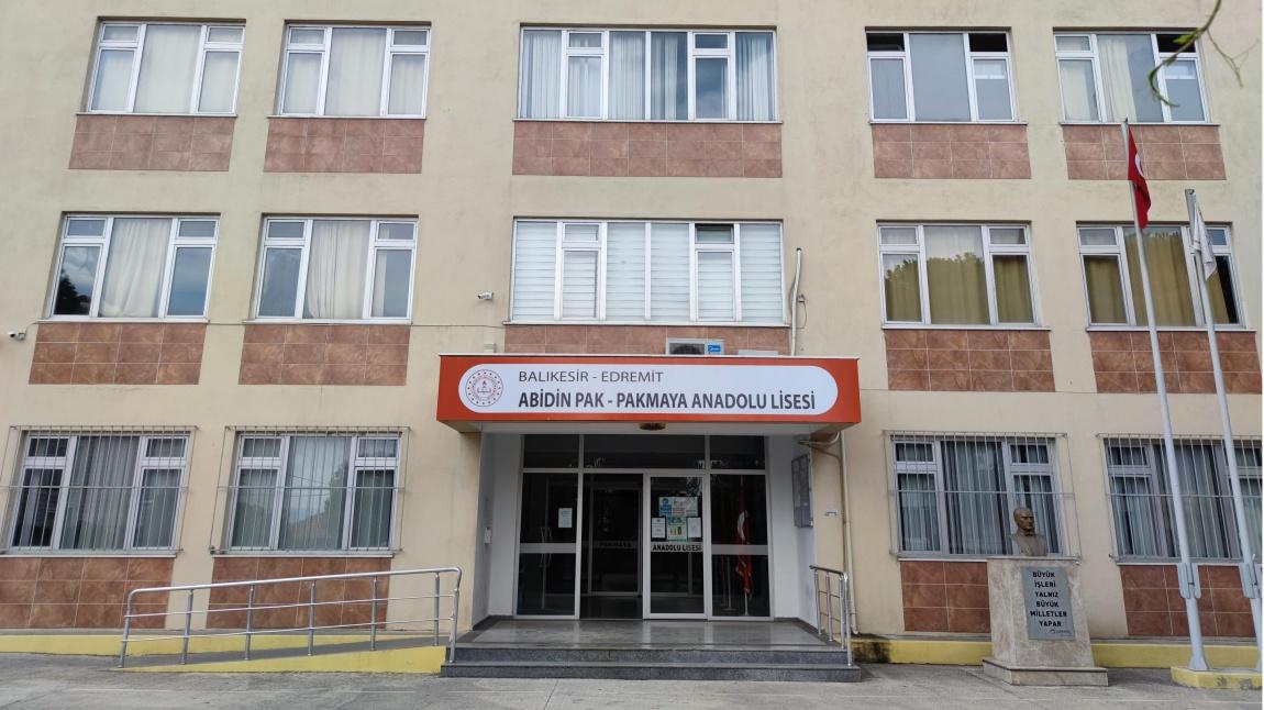 Abidin Pak-Pakmaya Anadolu Lisesi BALIKESİR EDREMİT