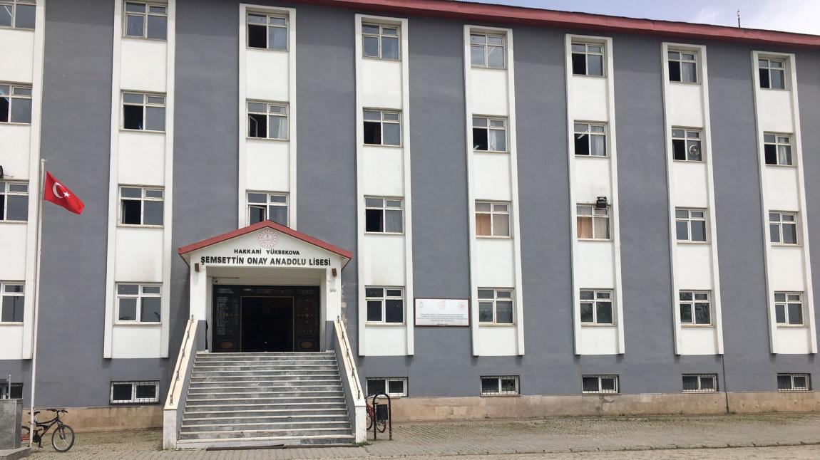 Şemsettin Onay Anadolu Lisesi HAKKARİ YÜKSEKOVA