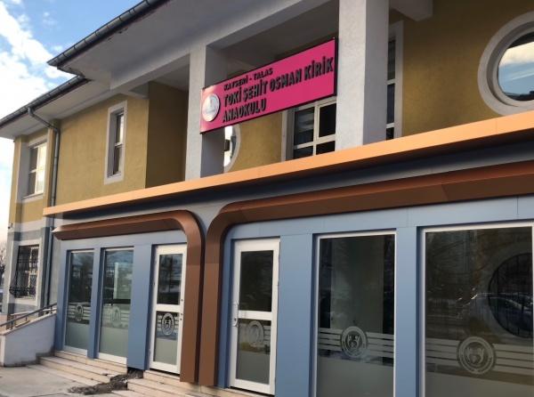 Toki Şehit Osman Kirik Anaokulu KAYSERİ TALAS