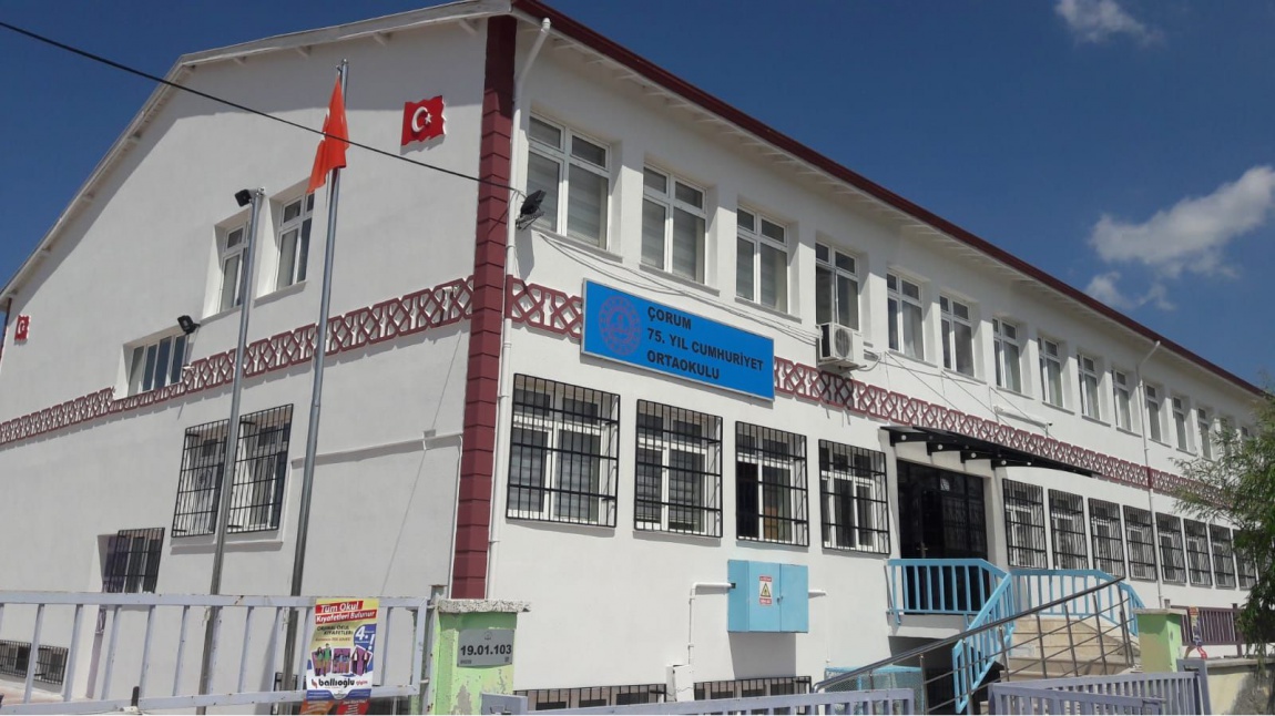 75.Yıl Cumhuriyet Ortaokulu ÇORUM MERKEZ